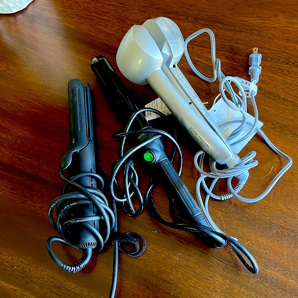 Lange , Jose eber and john Frieda tools like new